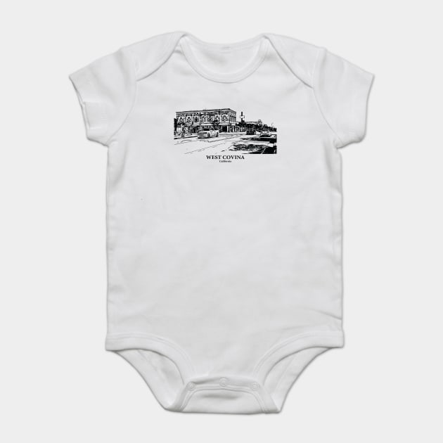 West Covina - California Baby Bodysuit by Lakeric
